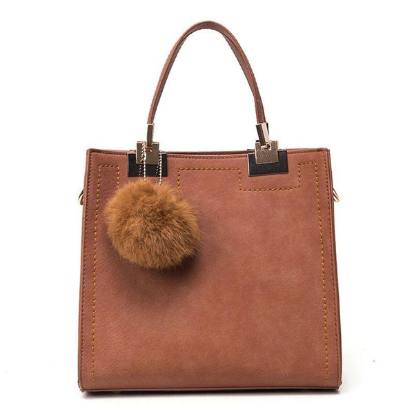 Casual Suede Tote Bag