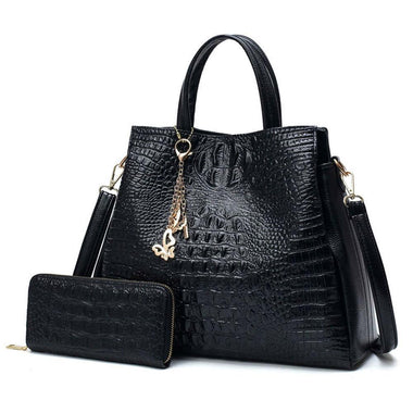 Crocodile Skin Two Way Tote Bag