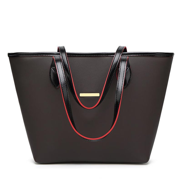Candy Color Strap Chrome Tote Bag