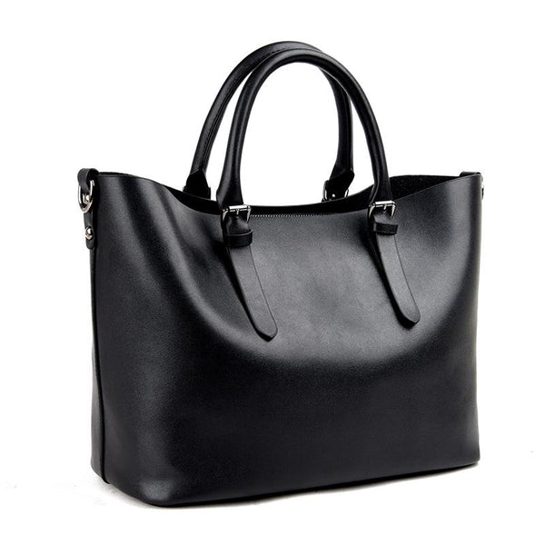 Elegant Chrome Two Way Tote Bag