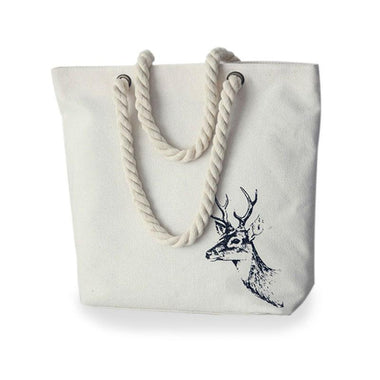 Simple Pearl White Tote Bag
