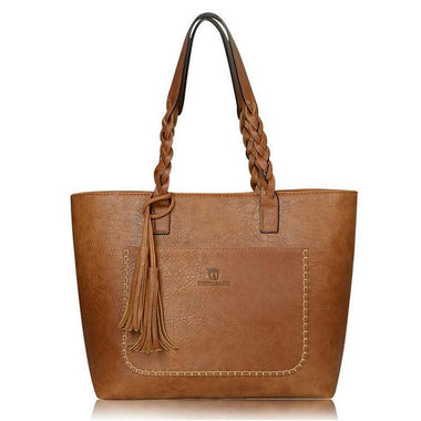 Vintage Tassel Tote Bag