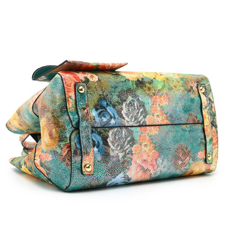 2 in 1 Two Way Floral Tote Bag