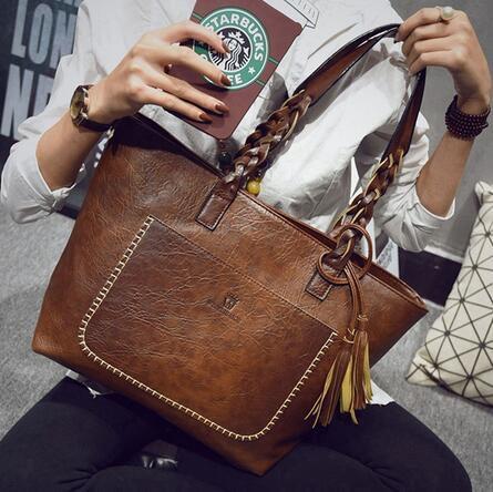 Vintage Tassel Tote Bag