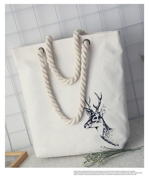 Simple Pearl White Tote Bag